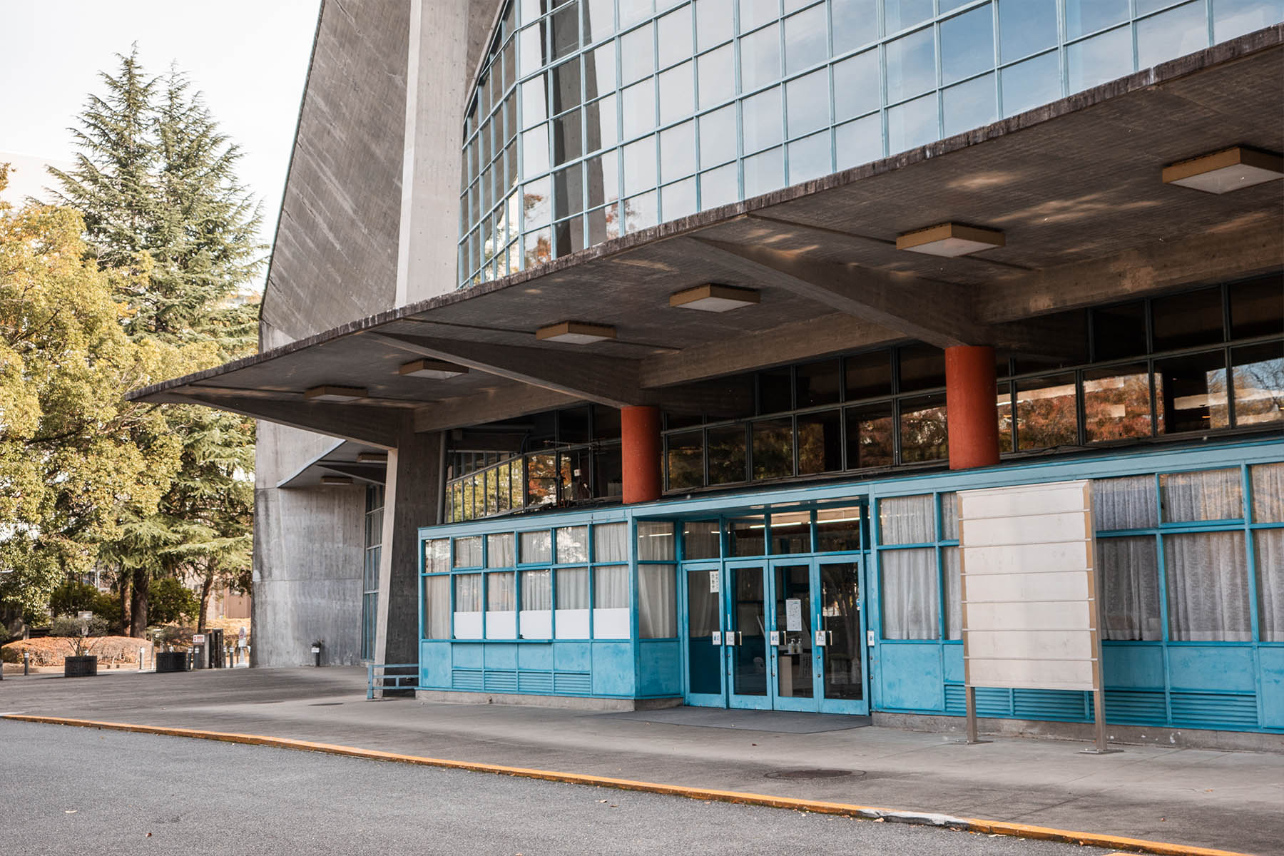 Gunma Music Centre - Antonin Raymond. Modernist Architecture.