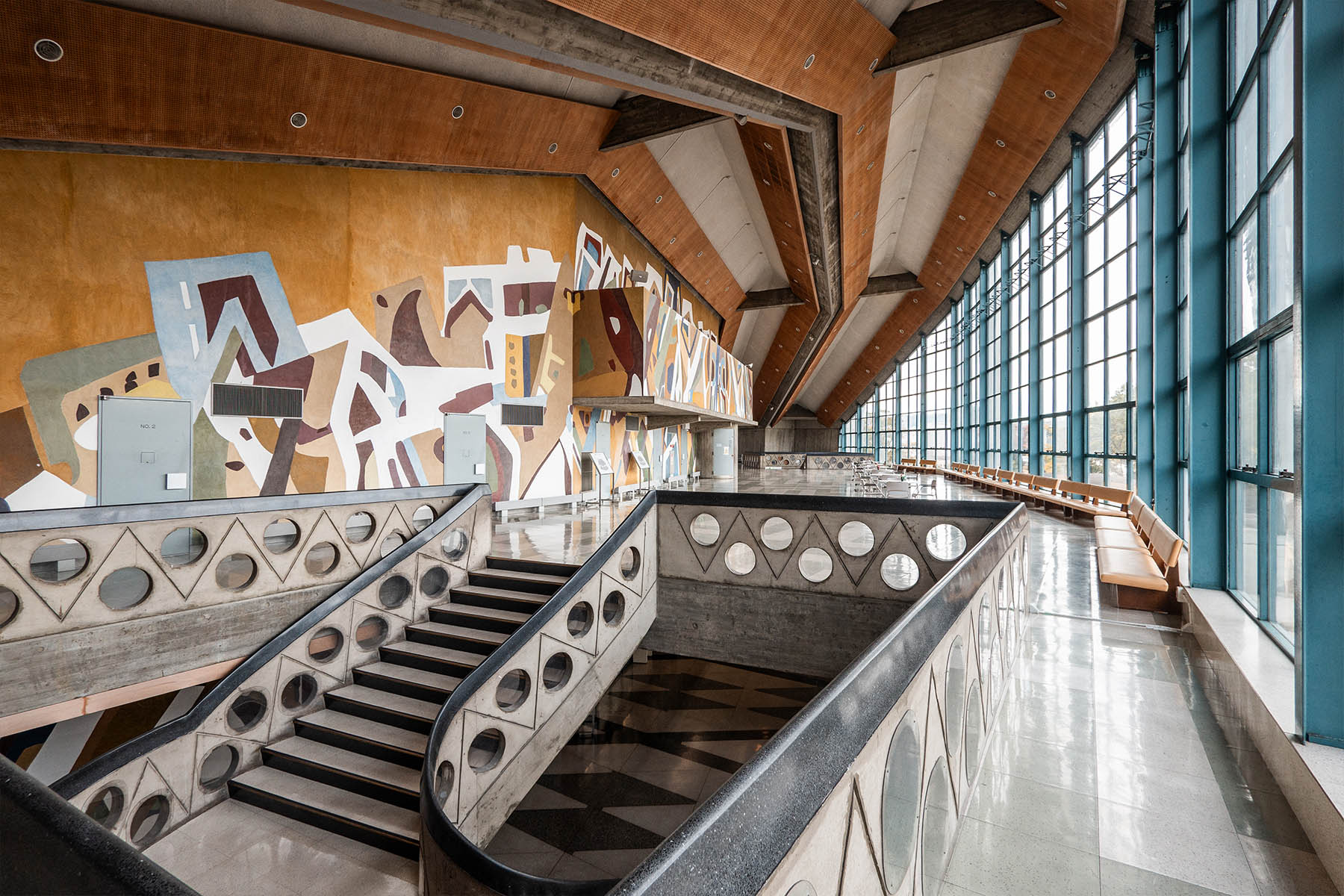 Gunma Music Centre - Antonin Raymond. Modernist Architecture.