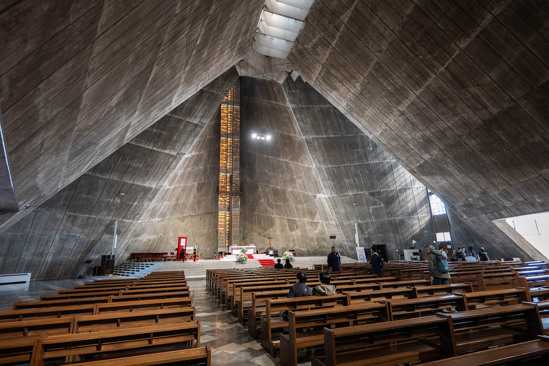 St Mary's Cathedral - Kenzo Tange - Tokyo Architecture