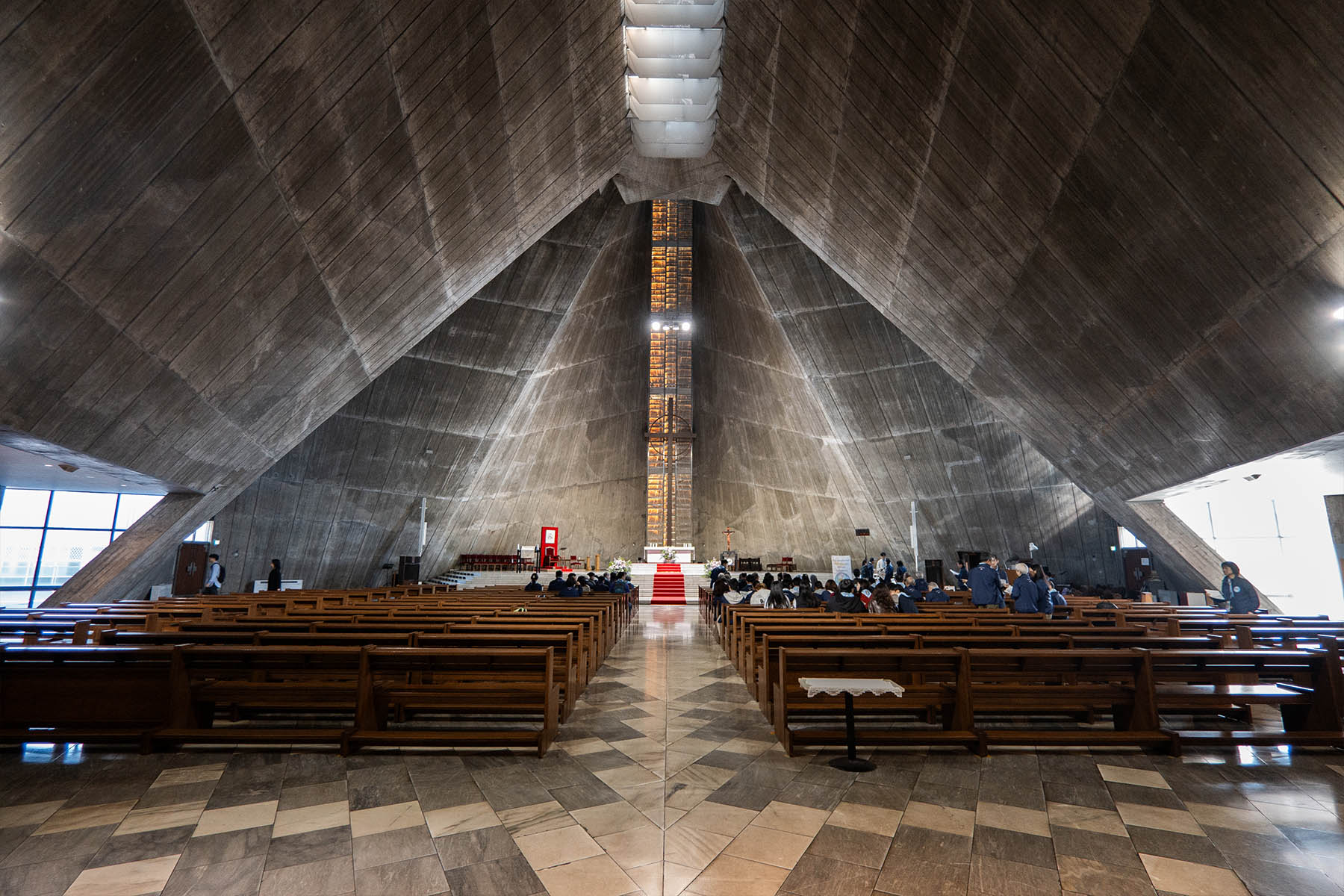 St Mary's Cathedral - Kenzo Tange - Tokyo Architecture